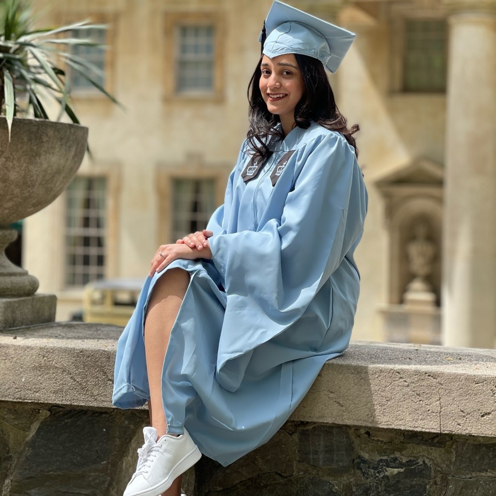 Columbia University Graduation Cap and Gown